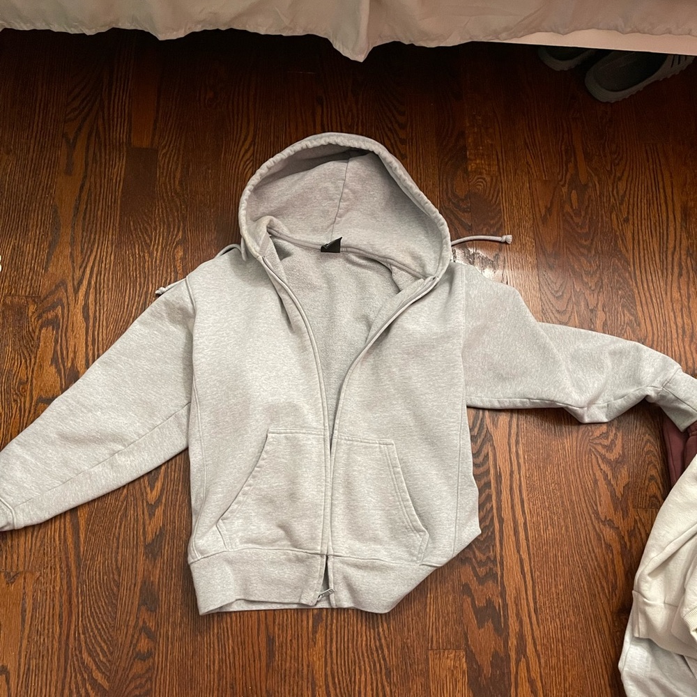 TNA Gray Kids Hoodie Jacket